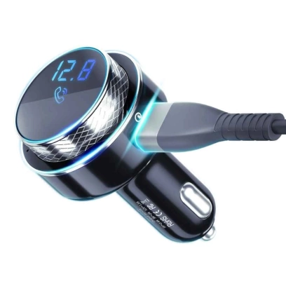 Transmiter FM Bluetooth z Ładowarką 3MK Hyper Car FM Transmitter