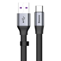 Kabel Baseus Simple USB - USB-C 0,2 m 40W Czarny