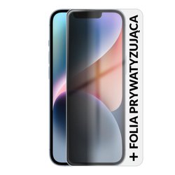 Apple iPhone 14 6/256GB 5G Niebieski + Folia Hydrożelowa Rock Space Prywatyzująca Matowa