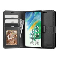 Etui Tech-Protect Wallet Samsung Galaxy S21 FE 5G Czarne