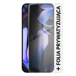 Google Pixel 9 Pro XL 5G 16/128GB Czarny (Obsidian) + Folia Hydrożelowa Rock Space Prywatyzująca Matowa