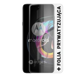 Motorola Edge 20 Lite 5G 6/128GB Szary + Folia Hydrożelowa Rock Space Prywatyzująca Matowa