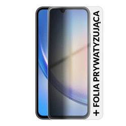 Samsung Galaxy A34 5G A346 6/128GB Dual Sim Grafitowy + Folia Hydrożelowa Rock Space Prywatyzująca Matowa