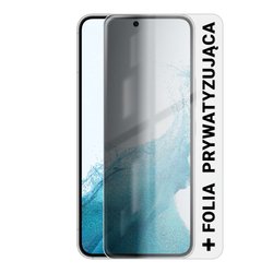 Samsung Galaxy S22 5G 8/256GB Biały + Folia Hydrożelowa Rock Space Prywatyzująca Matowa