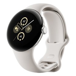 Smartwatch Google Pixel Watch 2 WiFi 41 mm Srebrny / Beżowy