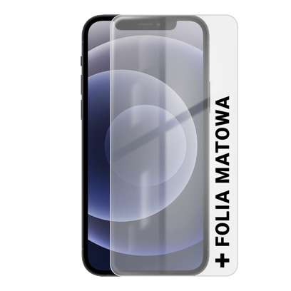 Apple iPhone 12 4/64GB Czarny + Folia Hydrożelowa Rock Space Matowa