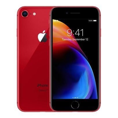 Apple iPhone 8 Czerwony + Folia Hydrożelowa Rock Space