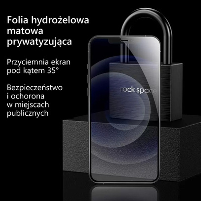 Folia Hydrożelowa Rock Space na Każdy Telefon Prywatyzująca Matowa