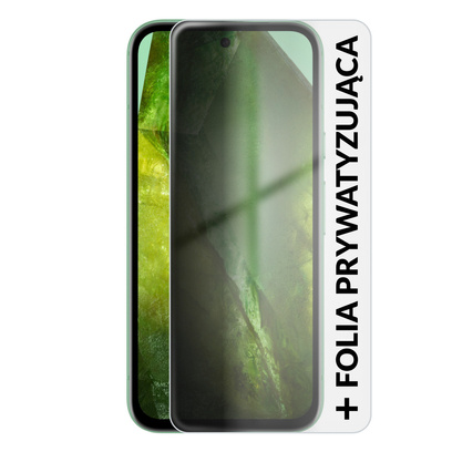 Google Pixel 8a 5G 8/128GB Zielony (Aloe) + Folia Hydrożelowa Rock Space Prywatyzująca Matowa