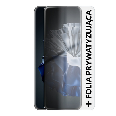 Huawei P60 Pro 8/256GB Dual Sim Czarny + Folia Hydrożelowa Rock Space Prywatyzująca Matowa
