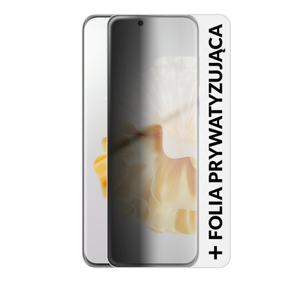 Huawei P60 Pro 8/256GB Dual Sim Perłowy + Folia Hydrożelowa Rock Space Prywatyzująca Matowa