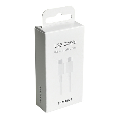 Kabel Samsung USB-C - USB-C EP-DA705BW 1,0 m Biały