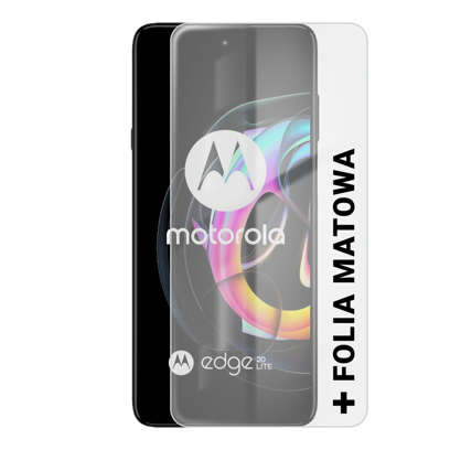 Motorola Edge 20 Lite 5G 6/128GB Szary + Folia Hydrożelowa Rock Space Matowa