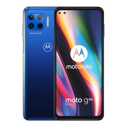 Motorola Moto G 5G Plus Niebieski + Folia hydrożelowa Rock Space