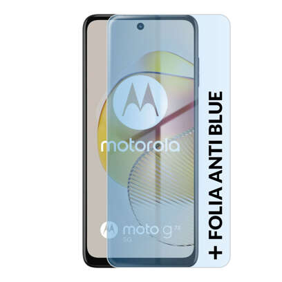 Motorola Moto G73 5G 8/256GB Dual Sim Niebieski + Folia Hydrożelowa Rock Space Anti Blue