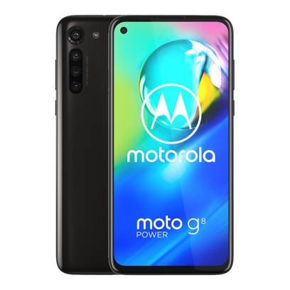 Motorola Moto G8 Power Czarny + Folia Hydrożelowa Rock Space Anti Blue