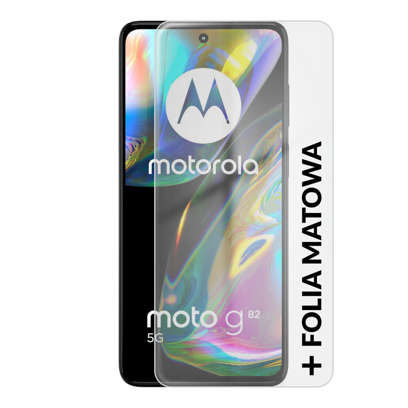 Motorola Moto G82 5G 6/128GB Dual Sim Szary + Folia Hydrożelowa Rock Space Matowa