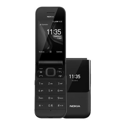 Nokia 2720 Flip 32MB Dual Sim Czarna + Folia Hydrożelowa Rock Space