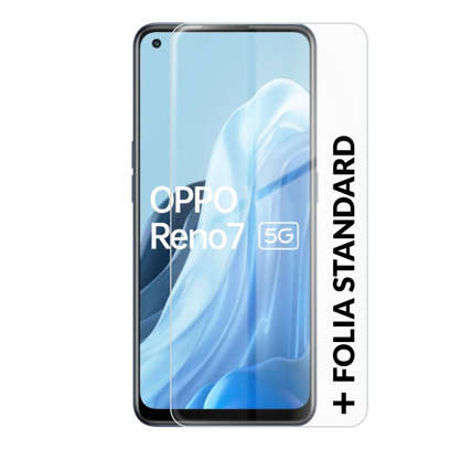 OPPO Reno 7 5G 8/256GB Dual Sim Czarny + Folia Hydrożelowa Rock Space