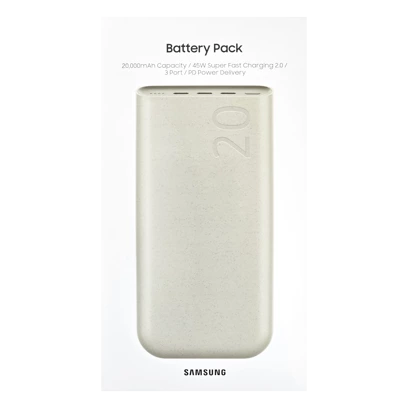 Powerbank Samsung EB-P4520 20000 mAh 45W Beżowy