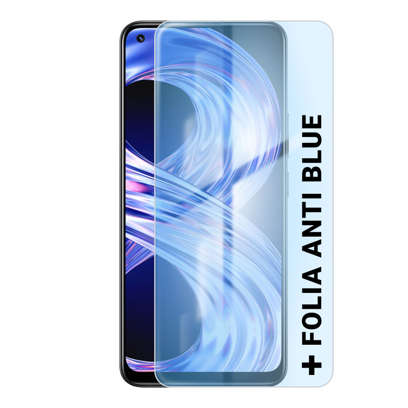 Realme 8 4G 8/128GB Czarny + Folia Hydrożelowa Rock Space Anti Blue