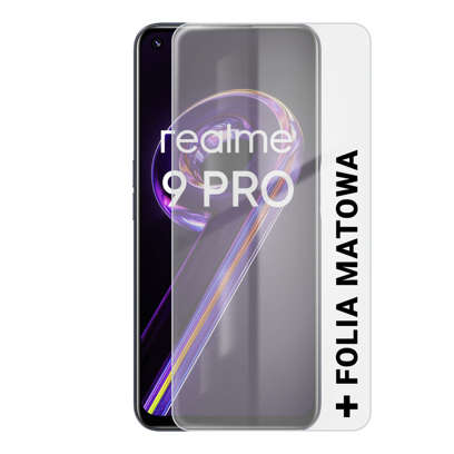 Realme 9 Pro 5G 6/128GB Czarny + Folia Hydrożelowa Rock Space Matowa