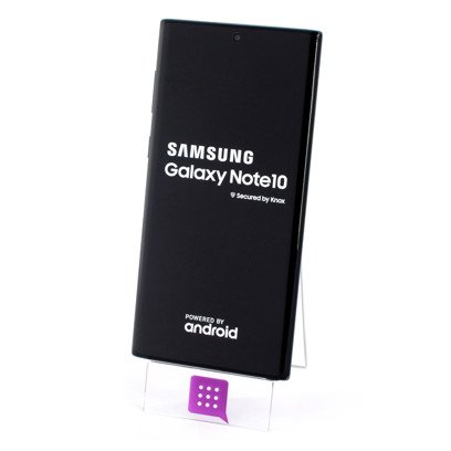SAMSUNG GALAXY NOTE 10 N970 256GB DUAL SIM AURA BLACK + ORYGINALNE ETUI SAMSUNG LED VIEW COVER