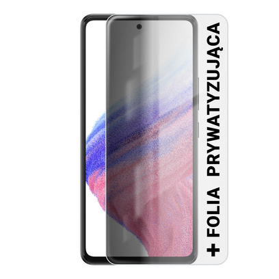 Samsung Galaxy A53 5G 6/128GB Czarny + Folia Hydrożelowa Rock Space Prywatyzująca Matowa