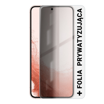 Samsung Galaxy S22 5G 8/128GB Różowy + Folia Hydrożelowa Rock Space Prywatyzująca Matowa