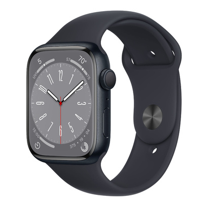 Smartwatch Apple Watch Series 8 GPS 45 mm Północ (Midnight)