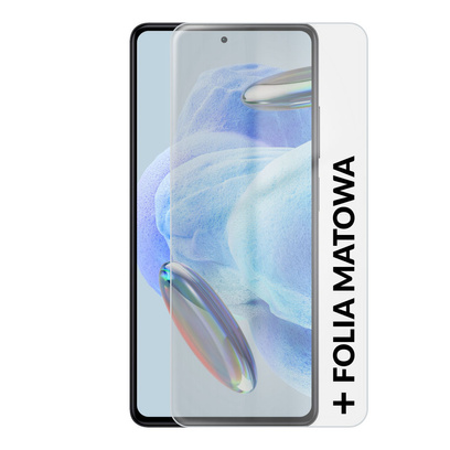 Xiaomi Redmi Note 12 Pro 5G 8/128GB Dual Sim Czarny + Folia Hydrożelowa Rock Space Matowa
