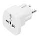 Adapter Przejściówka UK/US - EU Blow Biały