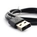 Kabel USB-C Długi Wtyk 1,0 m Czarny